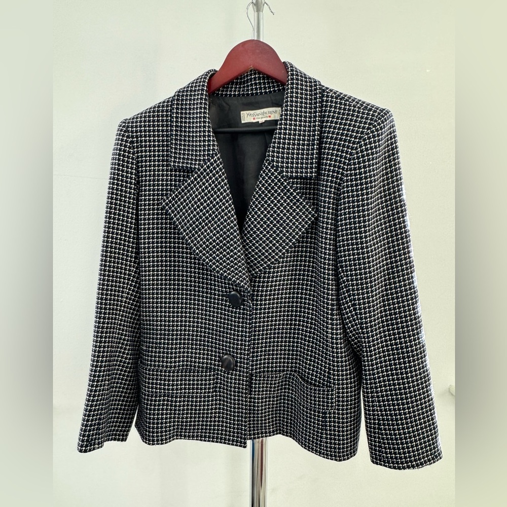Yves Saint Lauren Dark Navy Blazer